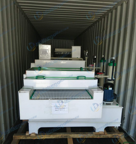 印度客戶(hù)定制金屬蝕刻機(jī)裝柜出貨!